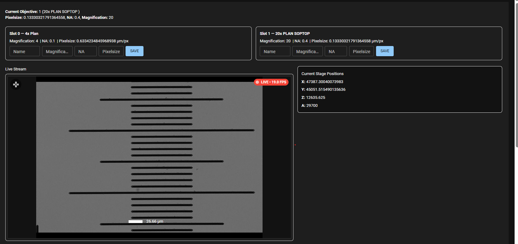 20x-Objective-controller-live-view-and-parameters