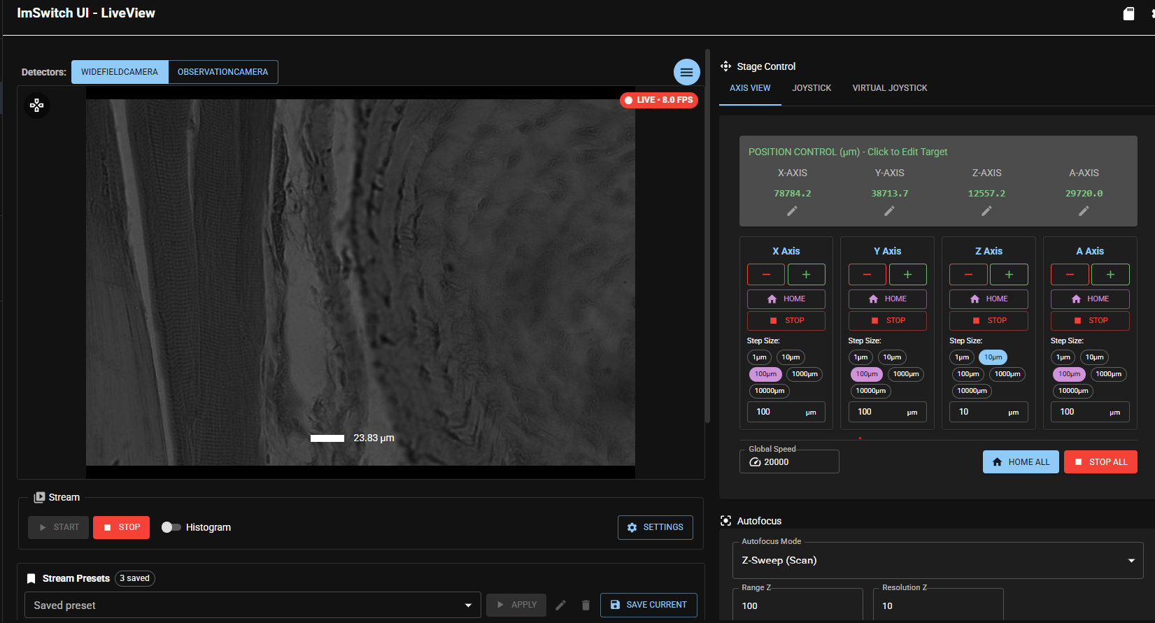 Live-view-ImSwitch-2-streamon